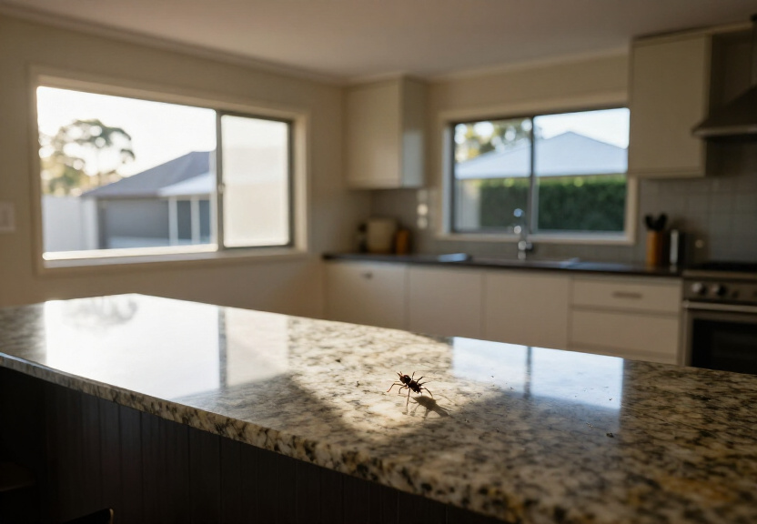 Home free of spider webs after pest control